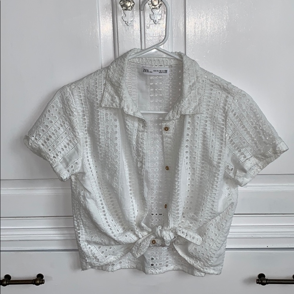 Zara White Top